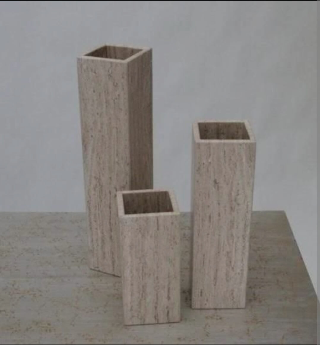 Decorative Travertine Dish - GR Marble Handicrafts